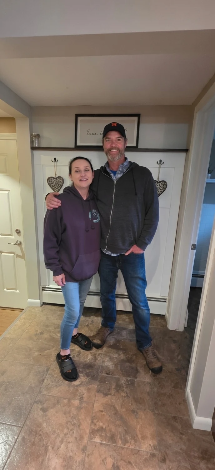 Kellie Erwin, owner of Sparkle Team LLC, with team member Andy Erwin